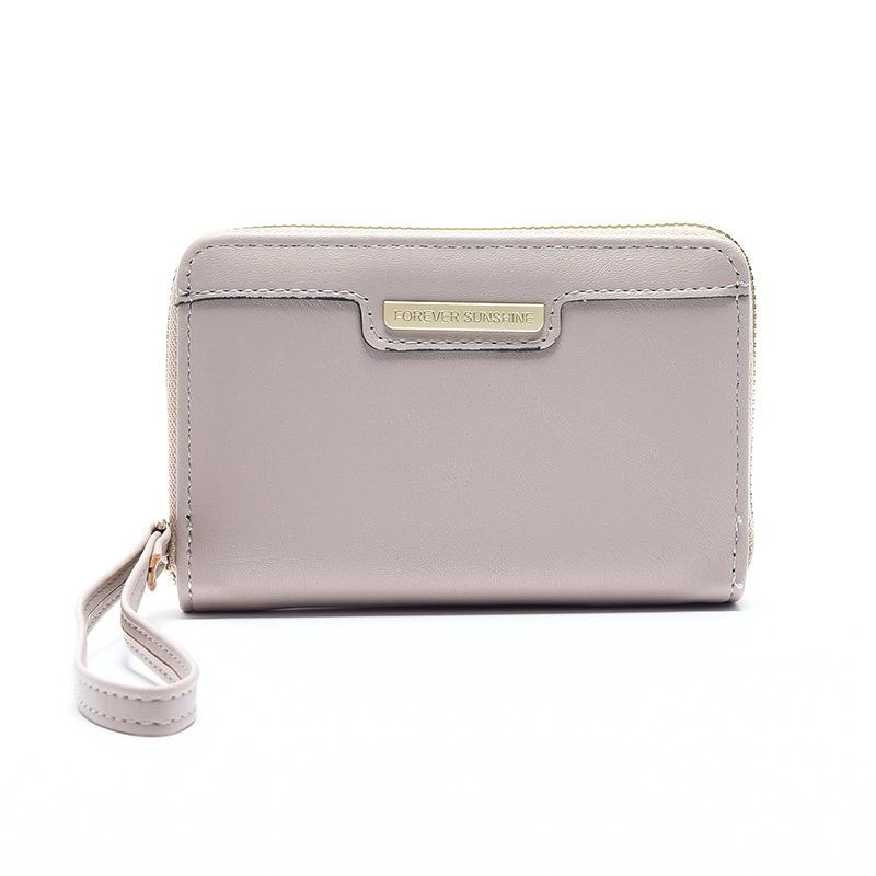 

Женский кошелек Девичий кошелек Короткий кошелек-визитница на молнии для мелочи Новый кошелек хаки