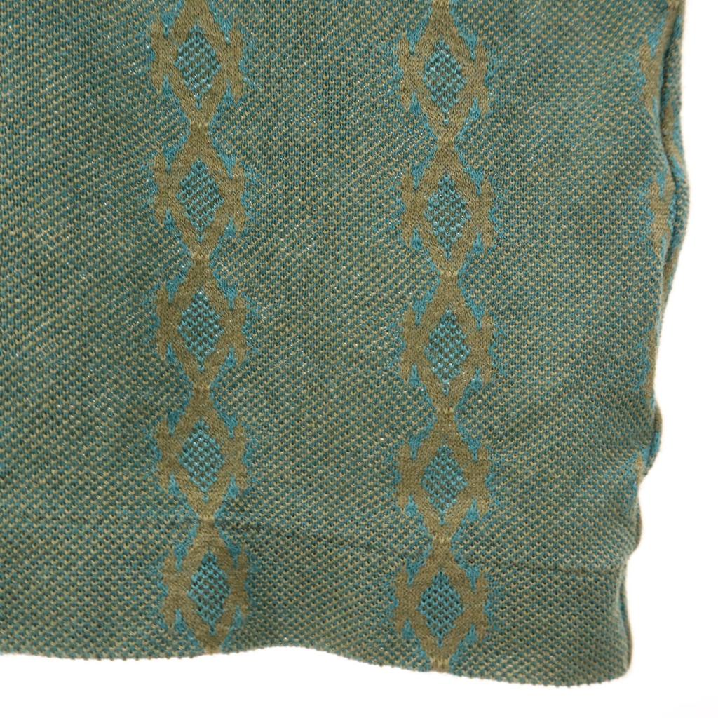 Yves Saint Laurent 90s Old Striped Pattern Short Sleeve Polo Shirt L Men's Used