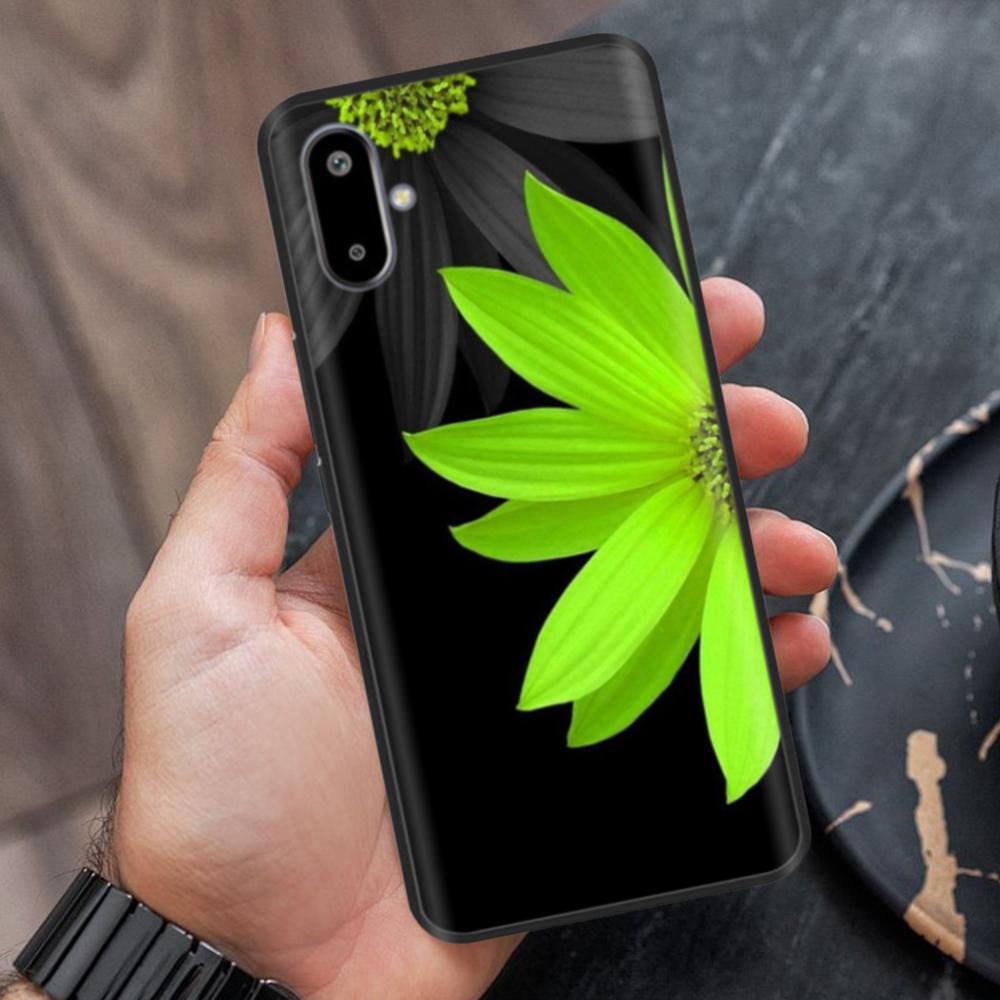 Case For Samsung Galaxy M06 Case 6.74" Cute Flower Cover Soft Silicon Matte Protective Fundas For Samsung F06 Bags Cartoon Shell