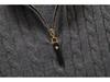 Men's Winter Cable Knit Half-Zip Sweater - Casual Fashion Base Layer