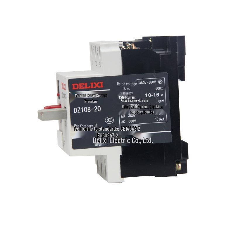 DELIXI DZ108-20 Adjustable Motor Protector, 3VE2520A Plastic Shell
