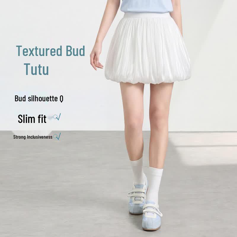 FivePlus Pleated A-Line Mini Skirt L