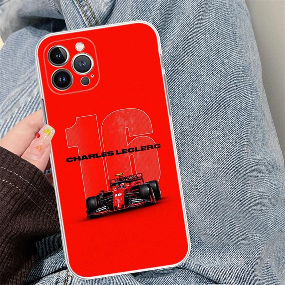 C-Charles L-Leclerc 16 Mousepad Silicone Soft For Iphone 16 15 14 13 12 11 Pro Mini XS MAX Plus X Cover