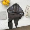 Vintage Fair Island Jacquard Knitted Hooded Scarf Women's Autumn and Winter Ribbon Baotou Ear Cap Integrated Thermal Cap
