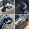 För Bmw Mini Cooper S Hatchback Cabriolet R50 R52 R53 Svart Flagga Backspegelkåpor Dekoration Bil