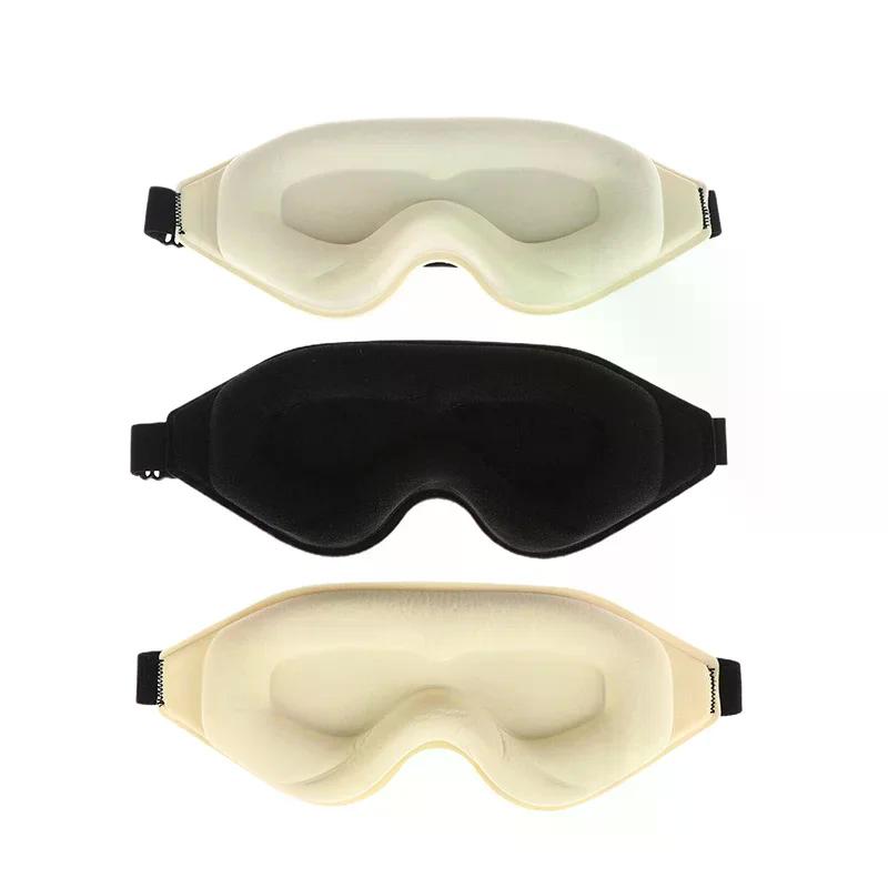 3D Cooling Eye Mask Sleep Mask Pressure-Free & Light Block-Out Eye Mask for Sleep with Easy Adjustable Elastic Strap