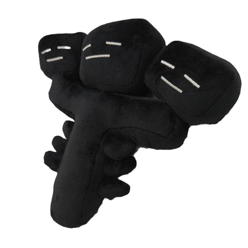 25cm Game Character Wither Storm Cartoon Plush Doll Soft Stuffed Plushie Baby Toy Birthday Halloween Gifts