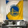 Golden State Warriors Wall Tapestry Aesthetic Wall Hanging Printed Fabric Blanket Decorative Tapestries for Bedroom Living Room Home Decor