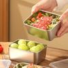 Stainless Steel Fresh Keeping Box Airtight Food Storage Container With Lid  Lunch Bento Food Box Outdoor Picnic Camping Tool