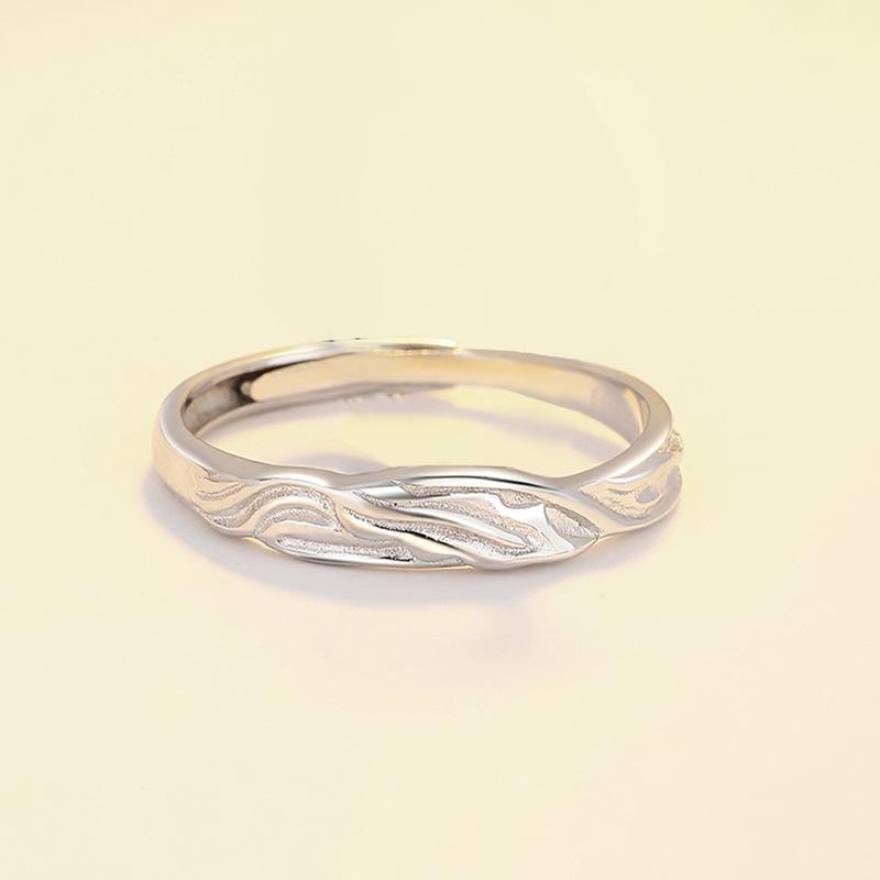 Intense Love Ring Niche Design Fashion Couple Ring Wedding Valentine's Day Gift for Male and Female Friends