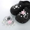 Detachable Star Pearl Sandal Chain Accessories DIY Metal Shoe Parts Fashion Elegant Look for Summer Shoes Custom Decor