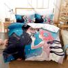 Cool Cytus II Bedding Set Includes Duvet Cover + 2 Pillowcases Neon Stylish Rhythm Game Aroma Neko Character Bedroom Decor For G