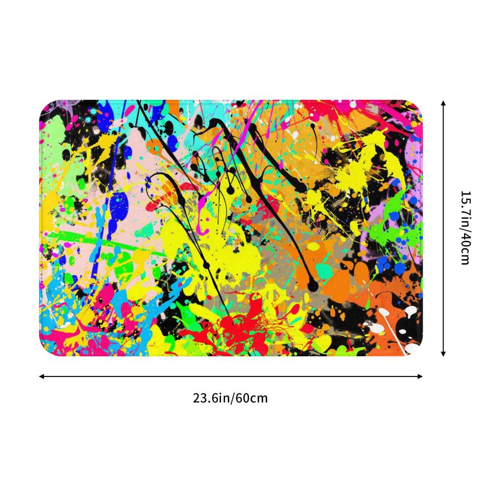Street Pop Art Graffiti Doormat Anti-Slip Bathroom Kitchen Mat Living Room Door Floor Entrance Carpet Rug
