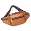 Leather Waist Bag, Running Sports Bag, Men's Multi-functional Single-shoulder Bag, Mobile Phone Waist Bag