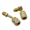 R22/R410 Conversion Valve Tool for Air Conditioner Refrigerant Charging with Imperial/Metric Head and Liquid Charging Hose.