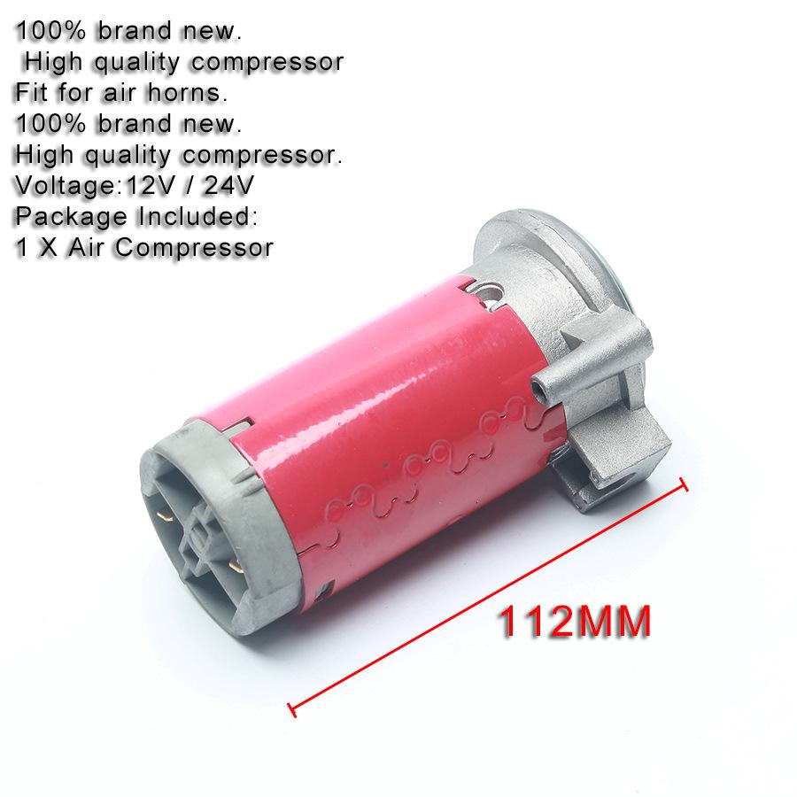 12V/24V High Tone Air Horn & Compressor for Cars, Trucks, Ships, and Trains