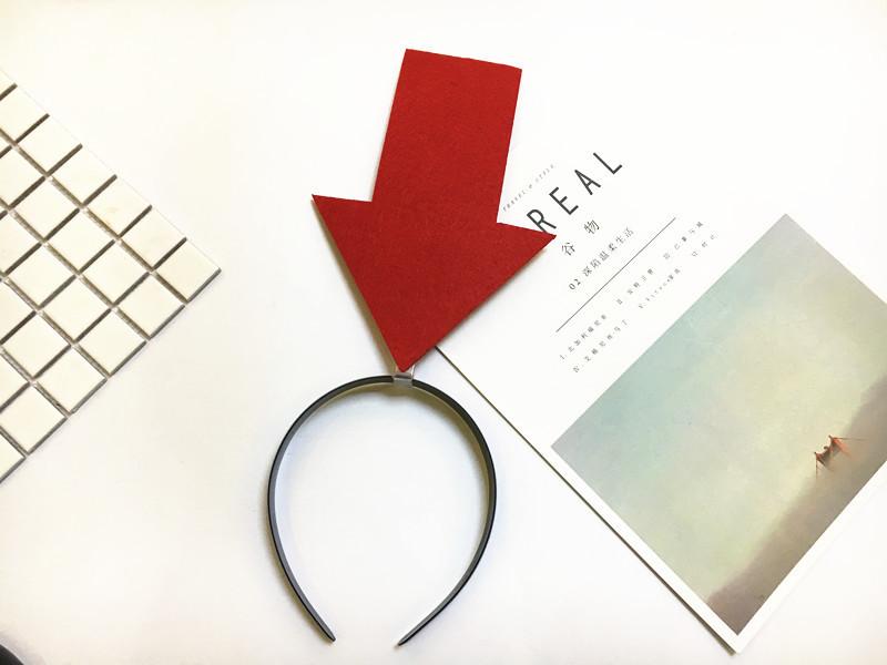 

1 шт. хипстерская личность, забавная повязка на голову со стрелой, супер милая повязка на голову с символом, фотореквизит, аксессуары для волос, милый артефакт для селфи