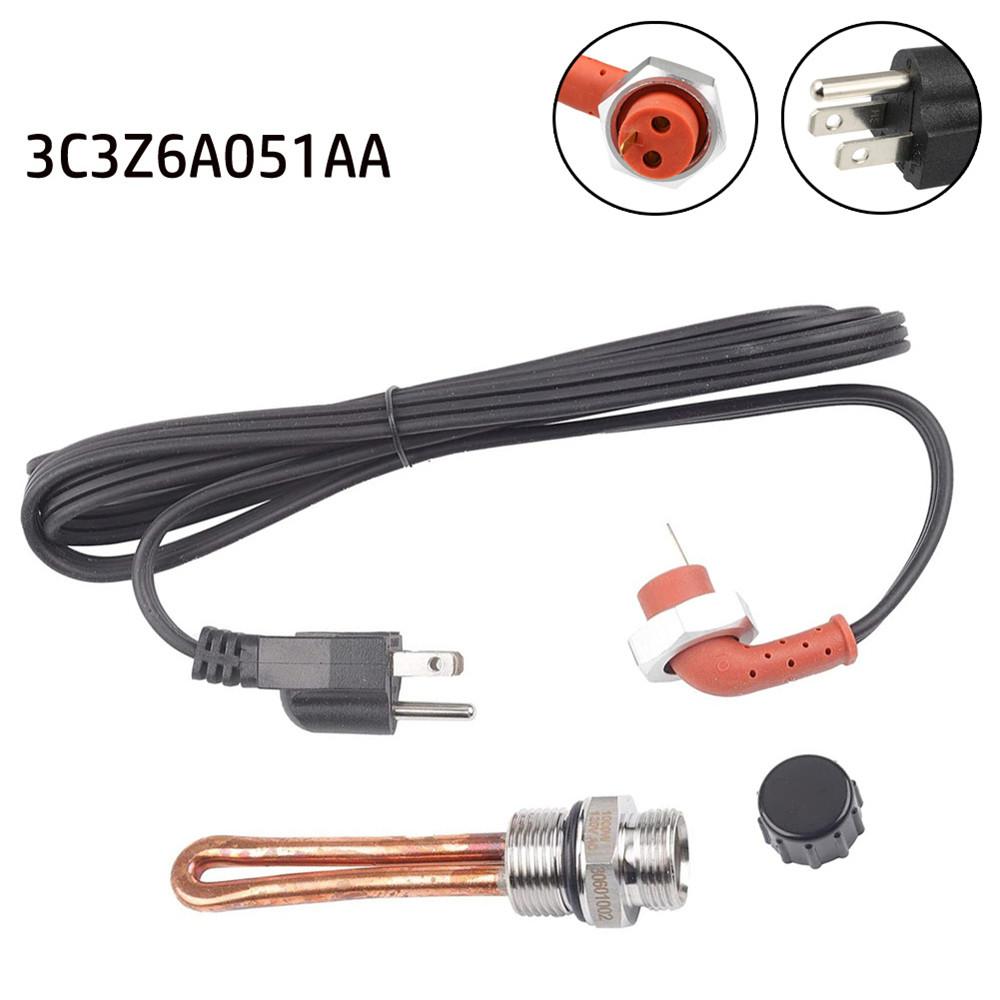 Engine Block Heater Element With Cord for Ford F250 350 450 550 3C3Z6A051AA