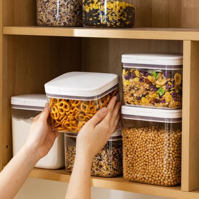 Brown Sugar Container Airtight Storage Tank BPA Free Food Grade Transparent Design Large Capacity Stackable Sealing Tank