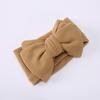 Vlasové doplňky Elastická vaflová tkanina Pokrývka hlavy pro dívky Big Bow Čelenka Baby Čelenka Bowknot Turban