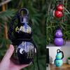 800ml Gourd Water Cup Food-grade Plastic New Creative Portable Outdoor Sports Kettle with a Sticker Game Role-Playing Decoration