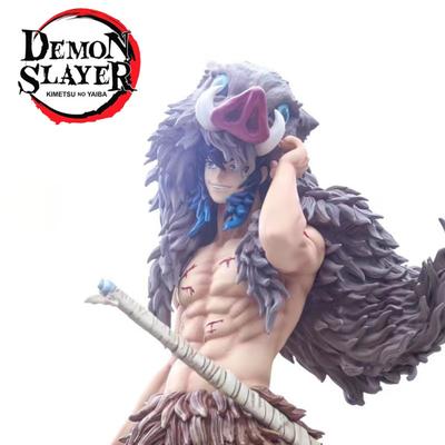 1PC 30CM Japanische Anime Demon Slayer Figur Hashibira Inosuke Figur PVC Statue Ornament Modell Kinder Geschenke Weihnachten Halloween Geschenke Sammlung