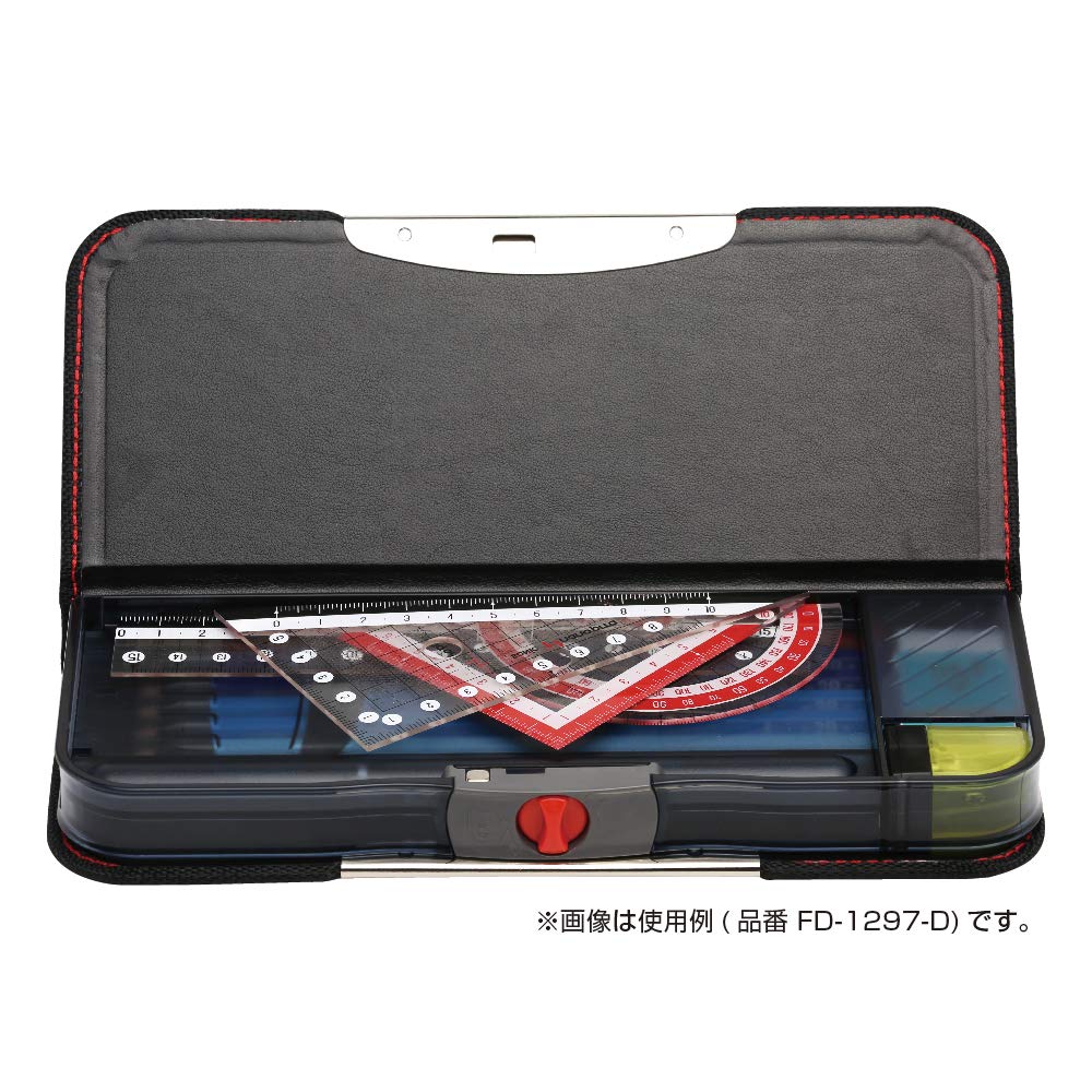 Sonic Alrock Slim Tough Cover Pencil Double-Sided Case, Brave, Black, FD-1297-D