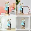 Romantic Embrace Couple Figurine | A Heartfelt Symbol of Love & Devotion | A Beautiful Addition To Any Space – Pack of 1, Multicolor