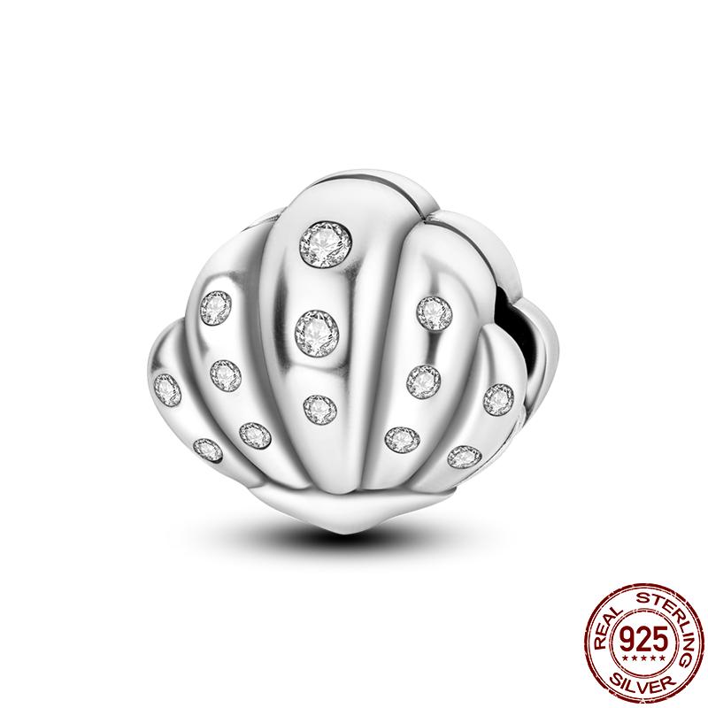 Copper Zircon Series Charms Fit Original Pan Bracelet&Bangle Diy Beads For Women Birthday Fine Jewelry Gift