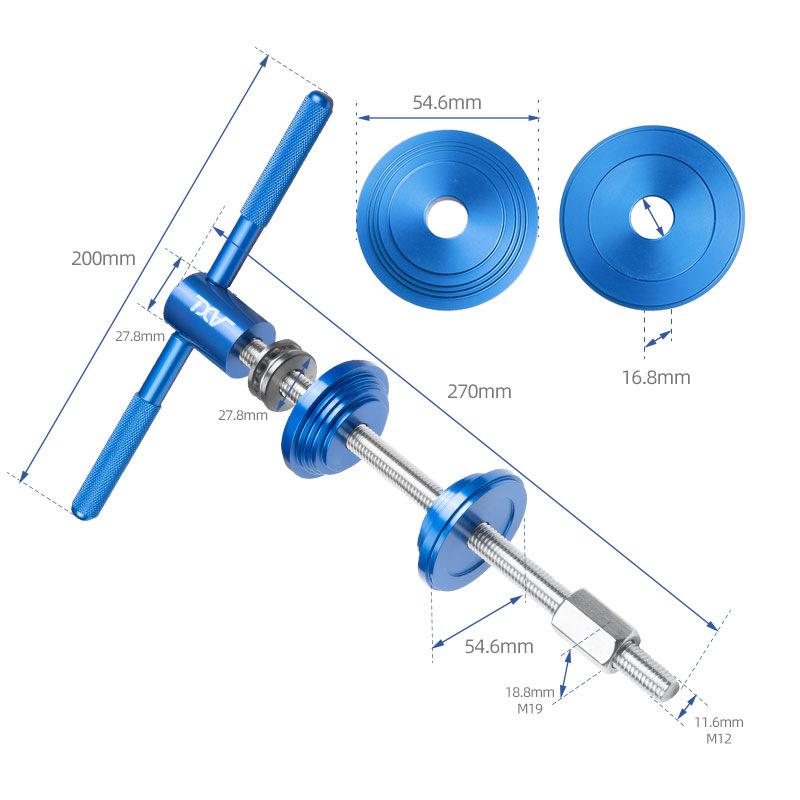 AXI Bicycle Press-In Bowl Set Installation Tool Press-In Center Shaft Chain Cutter Removal Repair Tool High Strength Aluminum