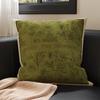 Copricuscini decorativi stile francese 45x45cm con imbottitura, Cuscini decorativi in misto lino per divano, letto, soggiorno