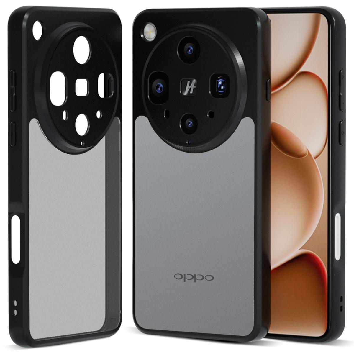 

IBMRS For Oppo Find X8 Ultra 5G Case Soft TPU Frame Hard PC Back Anti-Fall Phone Cover C