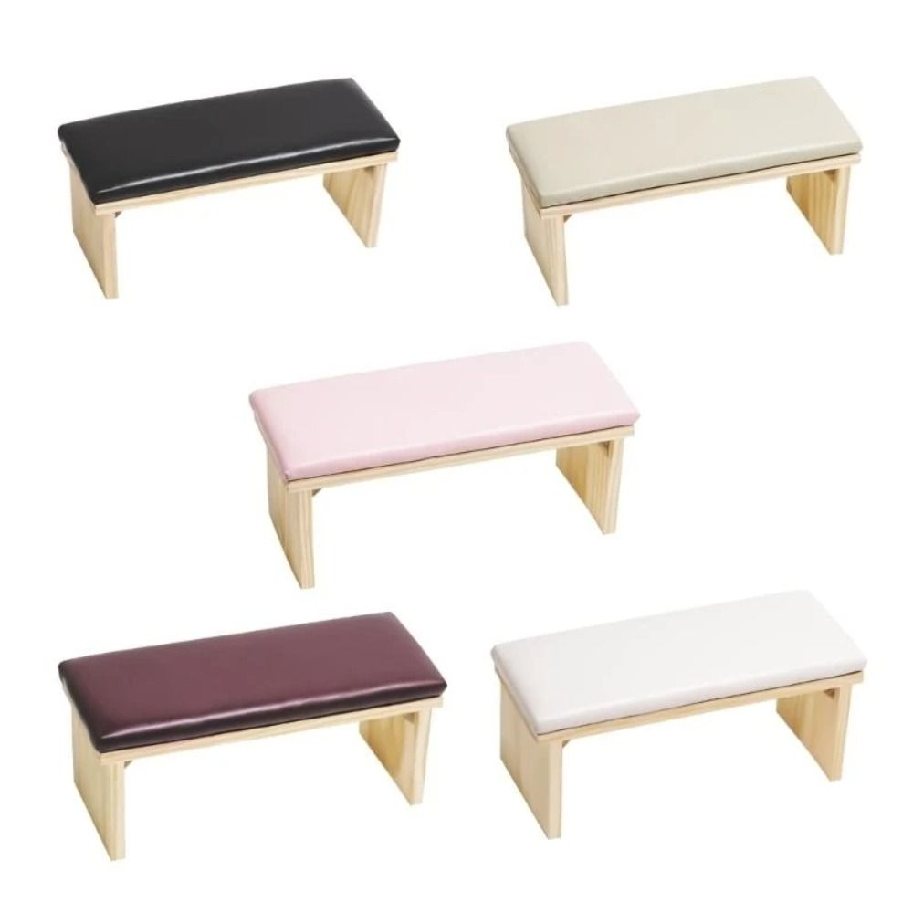 Wood Stand Nail Arm Rest Cushion Non-slip Arm Rest Stand Manicure Hand Pillow Nail Art Tool