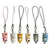 Y2K Phone Charm Keychain Animal Cat Phone Strap Lanyard for Women Girls Bag Backpack Ornament Car Keys Holder Jewelry