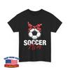 Soccer Messy Bun Soccer Mom Sports Soccer Lovers Unisex T-Shirt