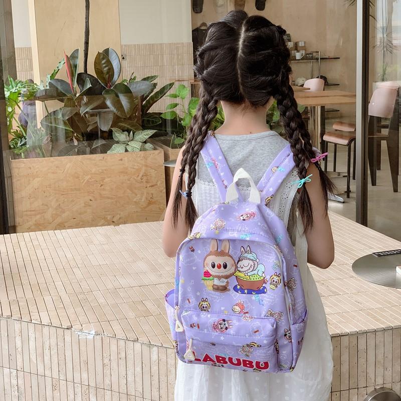 Large Capacity Primary School Schoolbag Cartoon Animation Foreign Style Printing Boys And Girls Backpack Children'S Backpack