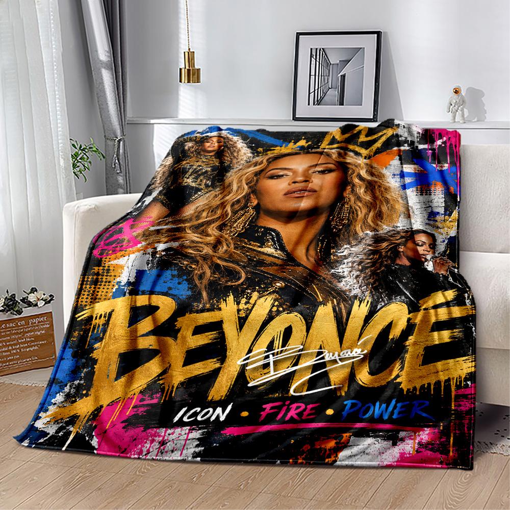 Beyoncé Decken sind für Wohnzimmer geeignet und somit eine ideale Wahl für Reisen im Freien und als Geschenke.