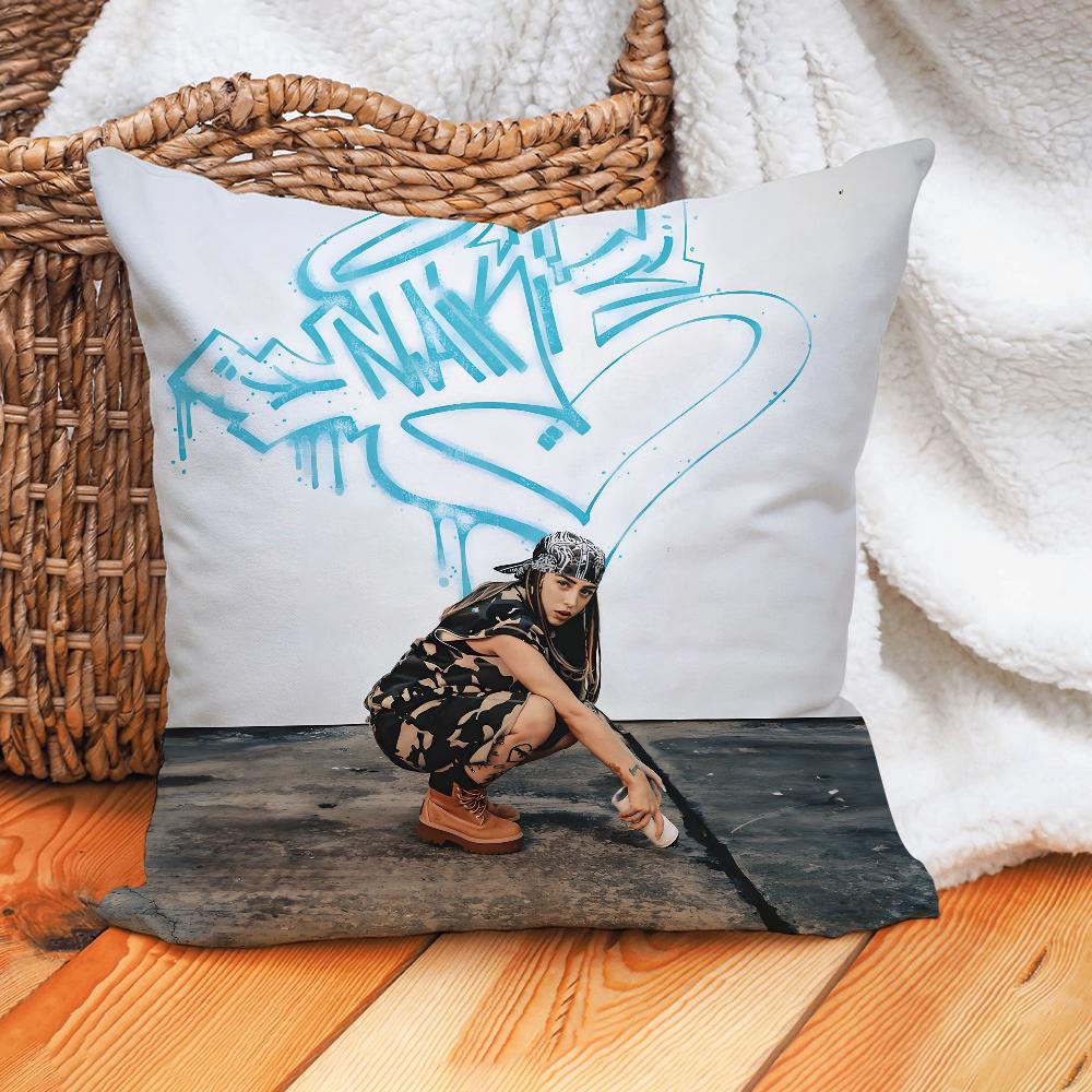 Nicki Nicole Singer Pillow Case Home Cushion Cover Suitable For Office Sofa Car Suitable For All Seasons