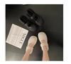Fashion Retro Sle Versatile Large Head Mary Jane Sports Oes for Women Casual White Sneakers  Tape Nurse Oes Faionable Flats