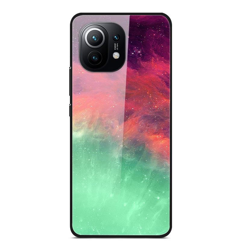Luxury Cover Case for Xiaomi mi 11 Tempered Glass Cover for Xiaomi mi 11 Lite 5G NE Phone Case for Xiaomi Mi 11 mi11 Lite Coque