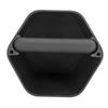 Rubber Handle Hexagonal Coffee Knock Box Large Capacity Coffee Grounds Bucket  Kitchen