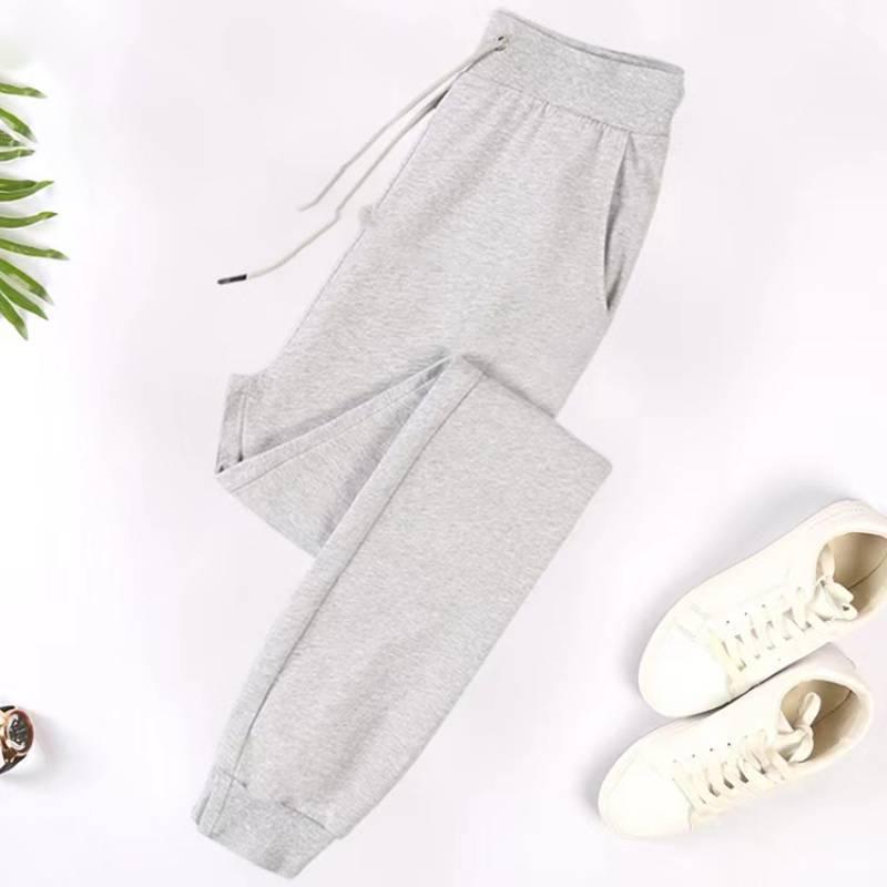 

Мужские черные свободные спортивные повседневные брюки (большой) на весну M (80-100 jin)