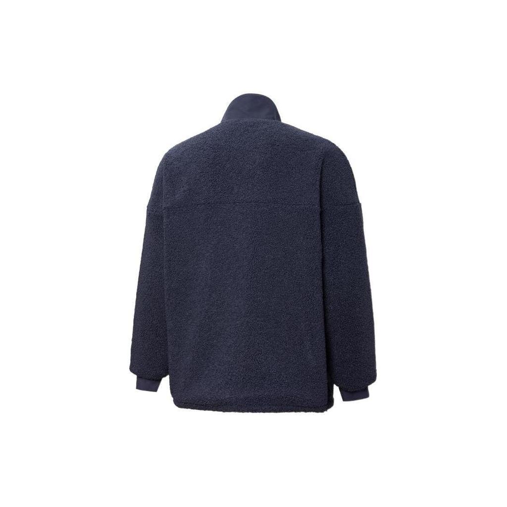 Puma MMQ Reversible Fleece Stand Collar Jacket, Unisex, Blue