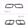 For BMW 2 Series F44 2020-2026 Stainless Steel Black Car Tail Muffler Exhaust Pipe Output Cover Trim Exterior Accessories