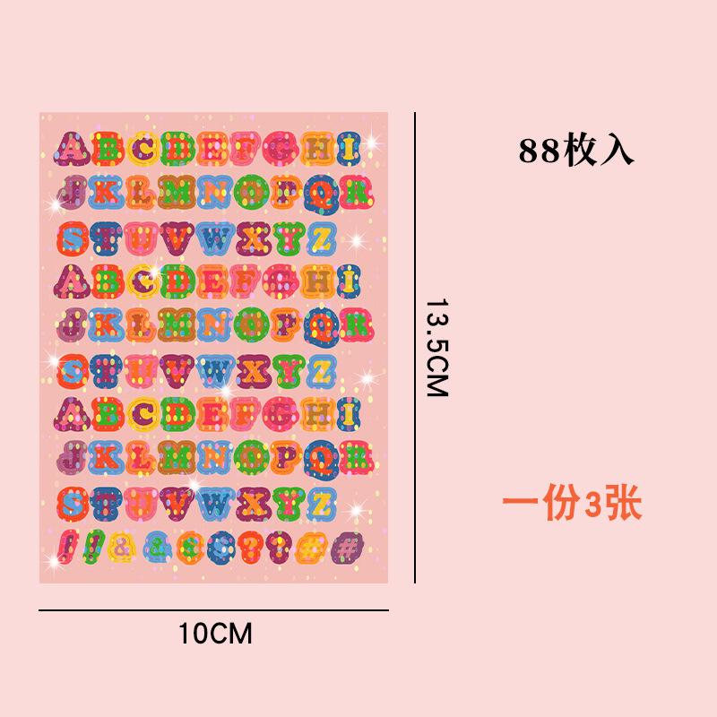 Loose-Leaf Notebook Handwritten Labels Indicate White And Blue Color Stickers Letter Stickers Sticky Notes Index Stickers