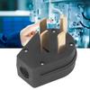 Erdung Gerader Stecker Winkelstecker NEMA 14-50P Ersatz Stecker Stecker Werkstatt 4-Pin Stecker Wohnmobil