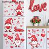 PVC Self-adhesive Marriage Wedding Wall Sticker Valentine's Day Love Window Sticker Cartoon Dwarf Atmosphere Decoration Decals