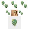 Modern Green Leaf Earrings For Women Trendy Alloy Summer Accessories