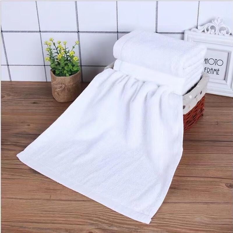 Dengjin Pure White Square Hand Towel