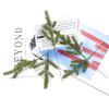 10/15pcs Artificial Plant Cheaper Christmas Tree Pine Needles New Year Decor Home Outdoor Garden Scrapbook Diy Gift Candy Box